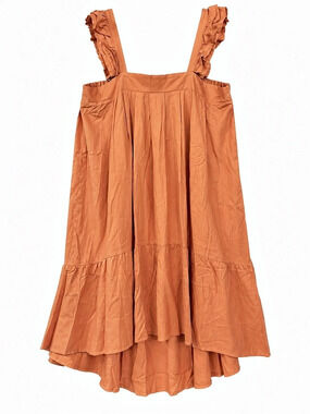 Umgee Pinafore Dress – Terracotta – Size M – NWT